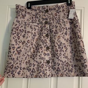 NWT Maurices faux suede skirt